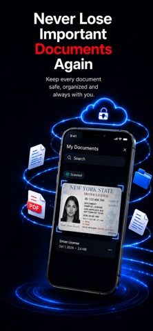 App Store screenshot: documents kept organized